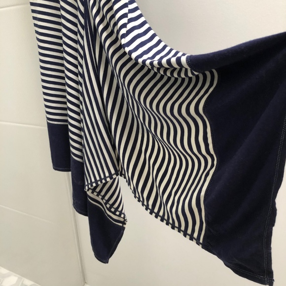 MAX STUDIO BLUE WHITE STRIPE DRESS XS - Picture 7 of 7